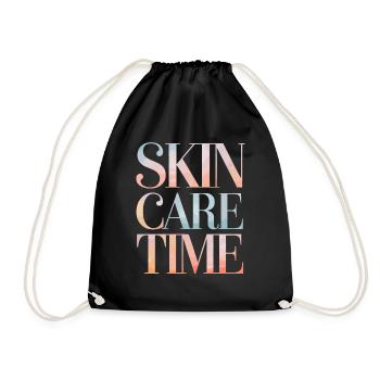 Skin care time - Sac de sport léger - noir - Devant