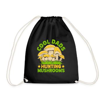 Cueillette de champignons Chasseur Cool Dads Chasse Morille - Sac de sport léger - noir - Devant