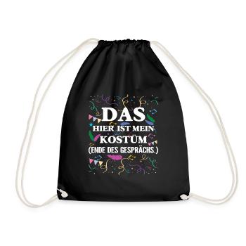 Carnival This is my costume End of the - Drawstring Bag - black - Front