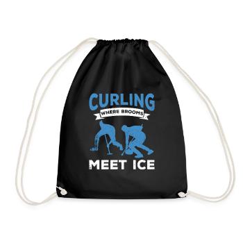 Curling Sport Curling - Sac de sport léger - noir - Devant