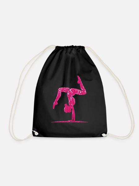 Gymnastique Gymnaste Gymnaste acrobatique - Sac de sport léger - noir