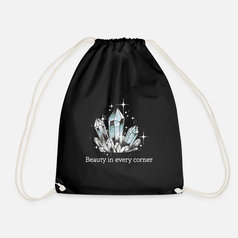 SPARKLING - Drawstring Bag - black