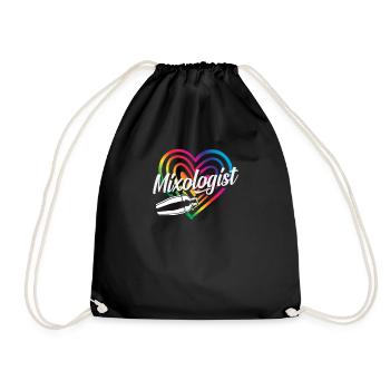Funny Bartender Saying Bartender Gift - Drawstring Bag - black - Front