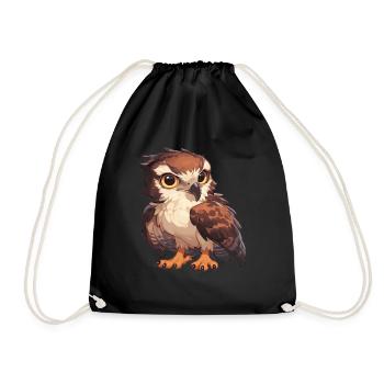 Faucon Faucon - Sac de sport léger - noir - Devant
