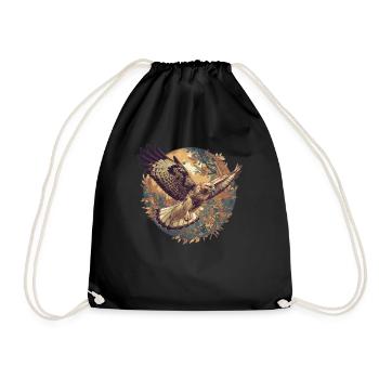 Faucon Faucon - Sac de sport léger - noir - Devant