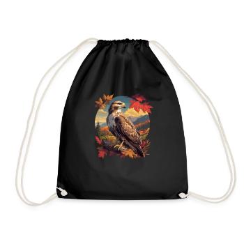 Faucon Faucon - Sac de sport léger - noir - Devant