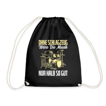 Batteur Batteur Percussion Musiciens - Sac de sport léger - noir - Devant