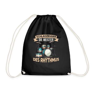Batteur Batteur Percussion Musiciens - Sac de sport léger - noir - Devant