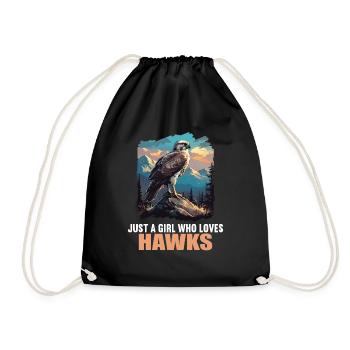 Faucon Faucon - Sac de sport léger - noir - Devant