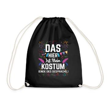 Carnival This is my costume End of the - Drawstring Bag - black - Front