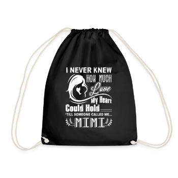 Mimi Shirt Funny Mother's Day - Drawstring Bag - black - Front