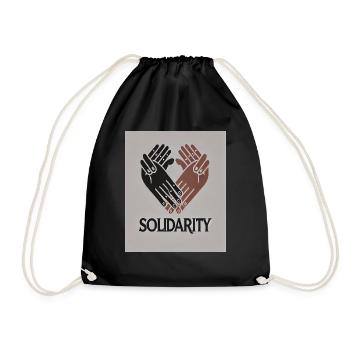 La Solidarité - Sac de sport léger - noir - Devant