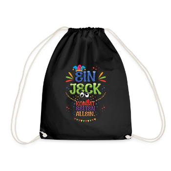 Carnaval : A Jeck vient rarement seul - Sac de sport léger - noir - Devant