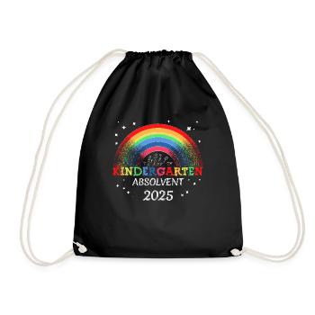 Écolier 2025 Inscription à l’école Première année - Sac de sport léger - noir - Devant