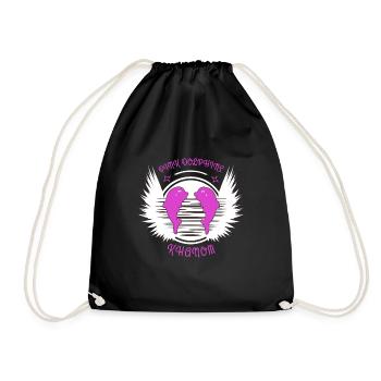 Pink Dolphin Thailand Asia - Drawstring Bag - black - Front