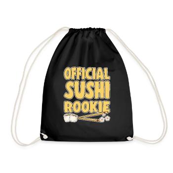 Amateur de cuisine japonaise Sushi Rooklie officiel - Sac de sport léger - noir - Devant