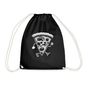 PIZZA - Sac de sport léger - noir - Devant