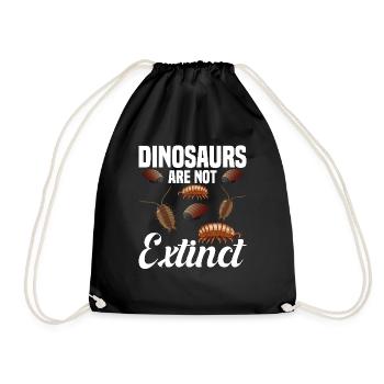 Rollie Pollie Dinosaur Lover Entomologiste Pill Bug - Sac de sport léger - noir - Devant