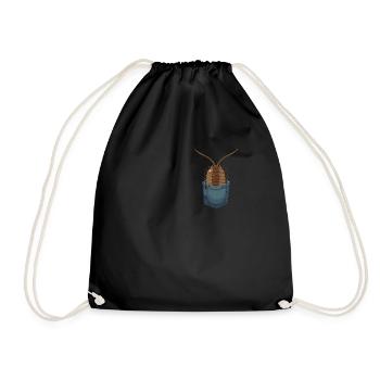 Illustration de punaise pour rollie pollie maman isopode - Sac de sport léger - noir - Devant