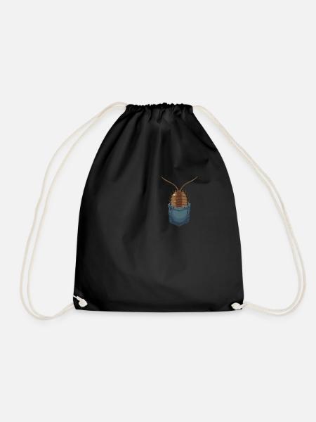 Pill Bug Illustration for Rollie Pollie Mom Isopod - Turnbeutel - Schwarz