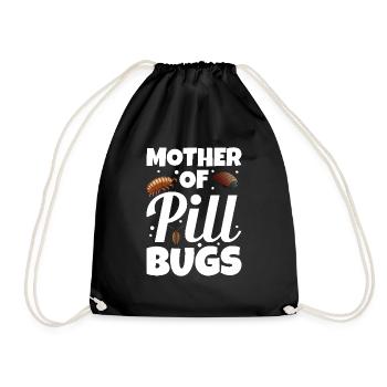 Mère de punaises Rollie Pollie Maman Entomologiste - Sac de sport léger - noir - Devant