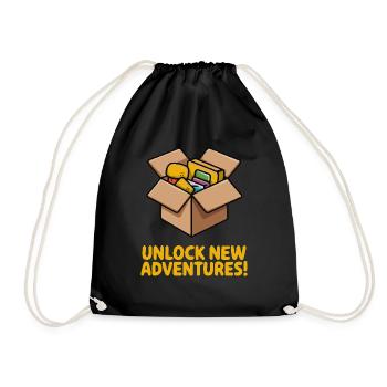 PLAISIR D’AVENTURE - Sac de sport léger - noir - Devant