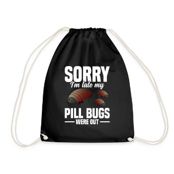 minuscules punaises dompteuses entomologiste isopode rollie - Sac de sport léger - noir - Devant