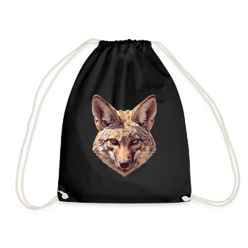 Jackals Jackal - Drawstring Bag - black - Front