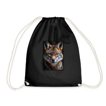 Jackals Jackal - Drawstring Bag - black - Front