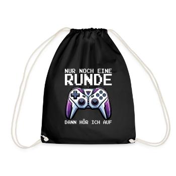 Encore un tour, puis j’écouterai sur consoles - Sac de sport léger - noir - Devant