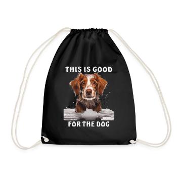 C’EST BON POUR LE CHIEN - Sac de sport léger - noir - Devant