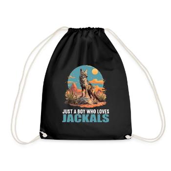 Jackals Jackal - Drawstring Bag - black - Front