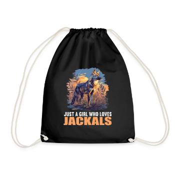 Jackals Jackal - Drawstring Bag - black - Front