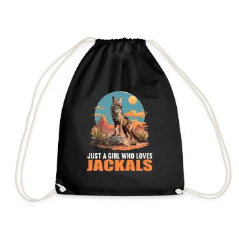 Jackals Jackal - Drawstring Bag - black - Front