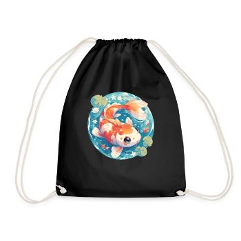 Koi Koi Carpe - Sac de sport léger - noir - Devant