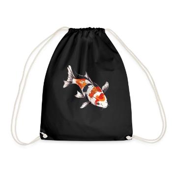 Koi Koi Carpe - Sac de sport léger - noir - Devant
