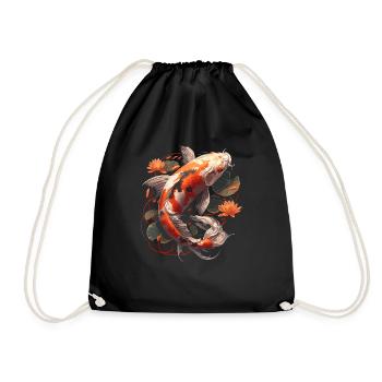 Koi Koi Carpe - Sac de sport léger - noir - Devant