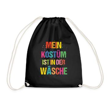 Carnival My Costume Is In The Wash - Drawstring Bag - black - Front