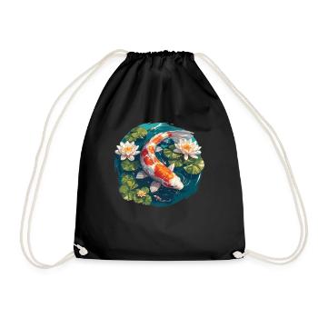 Koi Koi Carpe - Sac de sport léger - noir - Devant