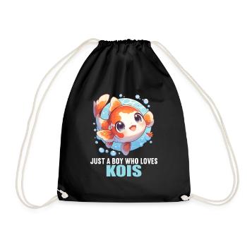 Koi Koi Carpe - Sac de sport léger - noir - Devant