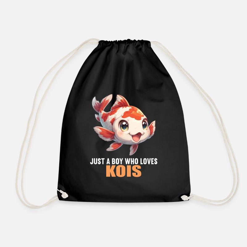 Koi Koi Carpe - Sac de sport léger - noir