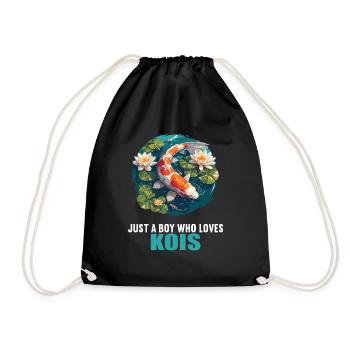 Koi Koi Carpe - Sac de sport léger - noir - Devant