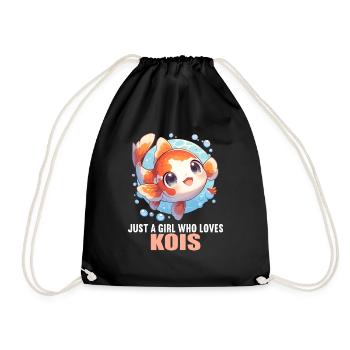 Koi Koi Carpe - Sac de sport léger - noir - Devant