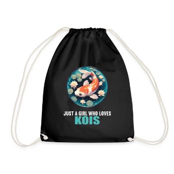 Koi Koi Carpe - Sac de sport léger - noir - Devant