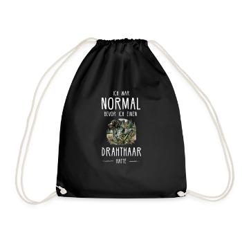 Allemand à poil dur I chien de chasse chien d’arrêt motif pour - Sac de sport léger - noir - Devant