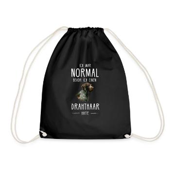 Allemand à poil dur I chien de chasse chien d’arrêt motif pour - Sac de sport léger - noir - Devant