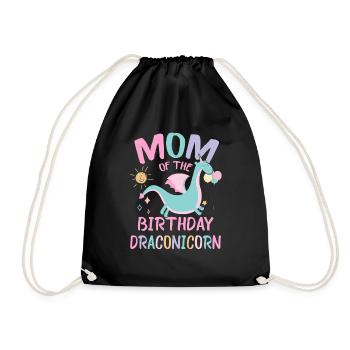 Maman de la fête de famille Dracon - Sac de sport léger - noir - Devant