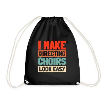 Creative Director - Drawstring Bag - black - Front
