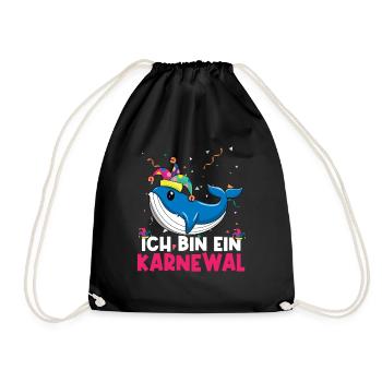 Carnaval Je suis un Karnewal - Sac de sport léger - noir - Devant