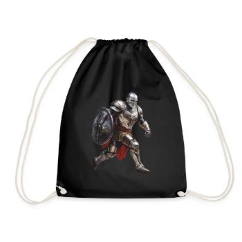 KNIGHT ARMOR - Drawstring Bag - black - Front